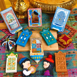 新疆乌鲁木齐喀什文创冰箱贴赛里木湖喀纳斯伊犁特色纪念品伴手礼