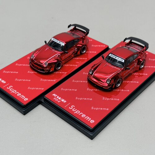 Flame 1:64 保时捷RWB 964 993 电镀 合金汽车模型