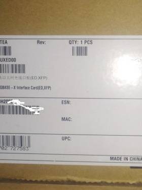 议价LE0DX4UXED00 4端口万兆以太网光口板(ED,适用