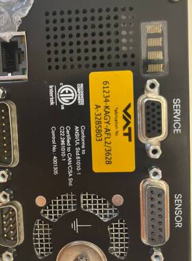 议价VAT 61234-KAGY-AFL2/3628 全新未使用适用