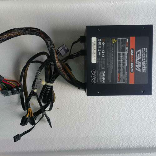 议价ZALMAN 扎曼ZM600-GVM 电源600W半模组电源适用