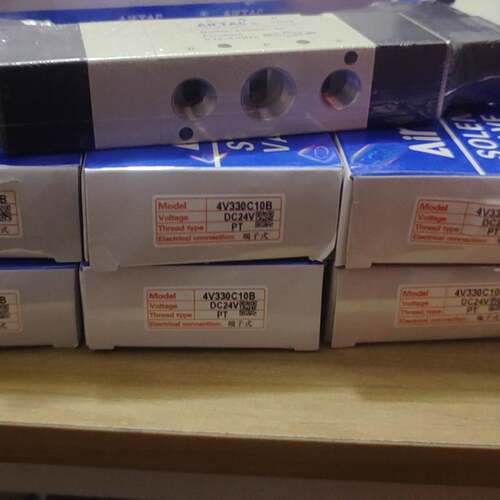 议价4V330C10B亚德客电磁阀4V330C-10B,实物拍适用