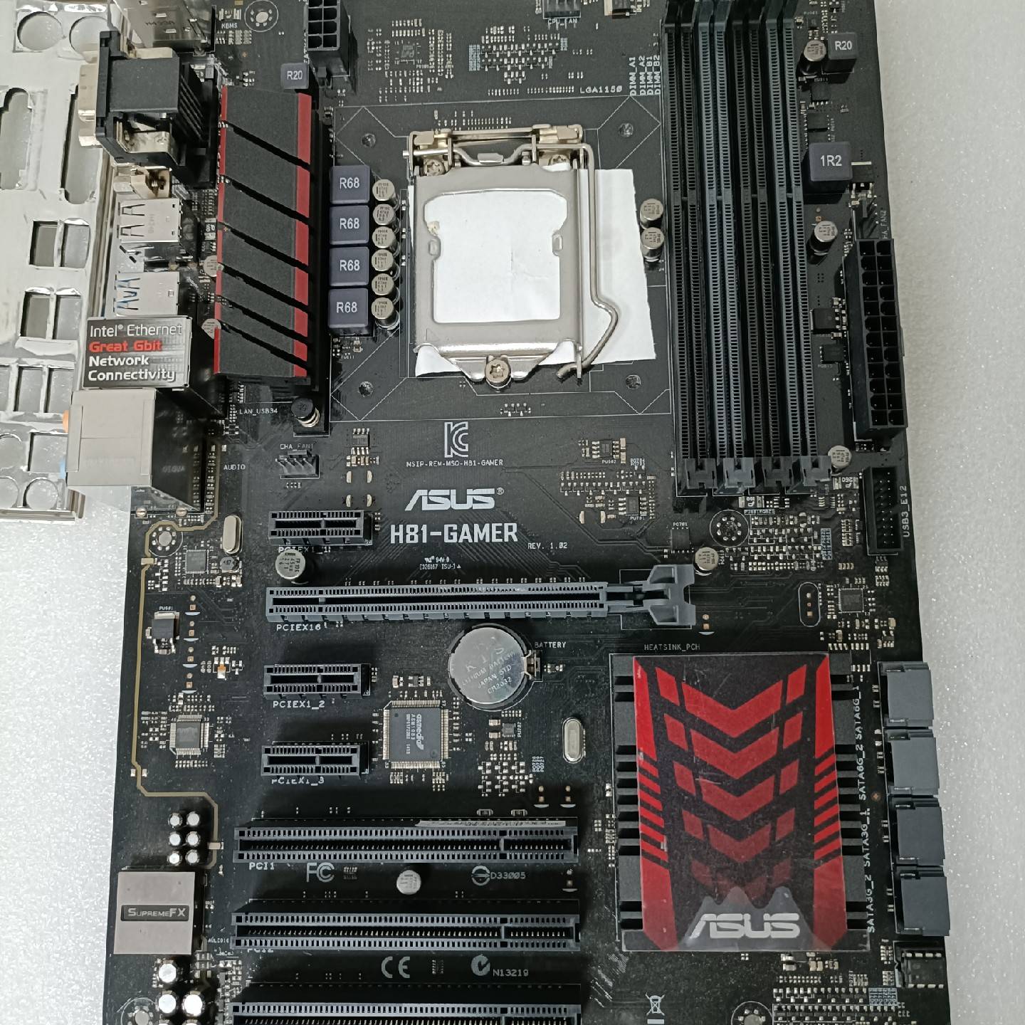 议价华硕H81-GAMER  集成主板 大板，带挡板适用