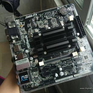 议价华擎J3455-ITX主板，配定制挡板适用