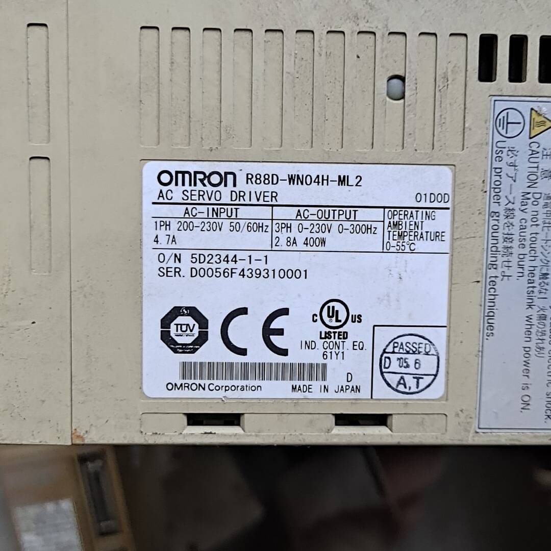 议价R88D-WN04H-ML2驱动器处理处理适用