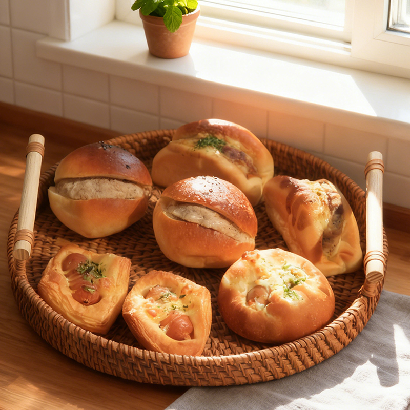 德式猪排汉堡丹麦肠仔芝士热狗包