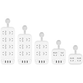 插板带线多用拖接插线板长线多功能转换器插座面板多孔带usb插排