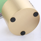 新款 家用酒店餐厅网吧防摔防风定制LOGO 烟灰缸黄铜创意大号个性