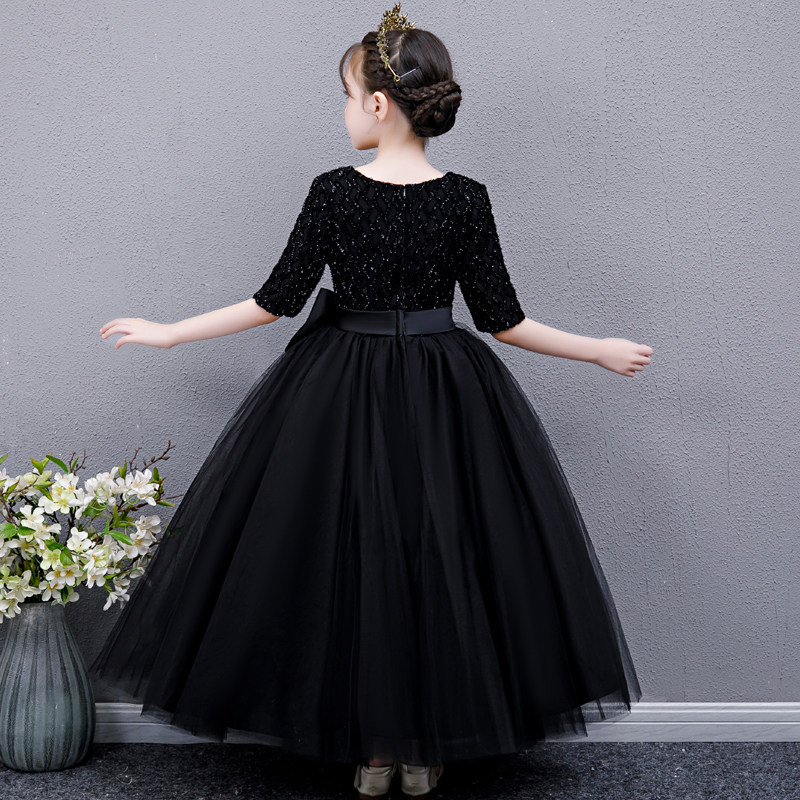 女童大提琴音乐会演奏钢琴主持人表演出晚礼服儿童中袖长款公主裙,童装/婴儿装/亲子装,儿童礼服,淘宝优惠券,粉丝福利购,淘宝优惠卷