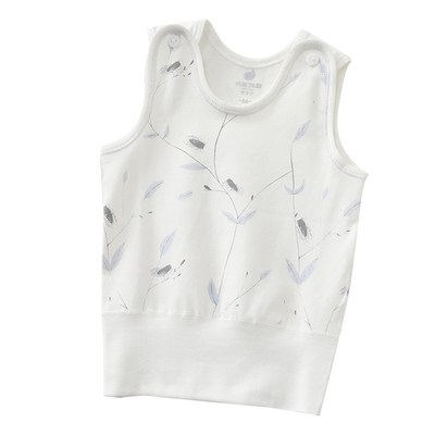 新生儿纯棉婴儿松紧护肚背心打底内穿罗纹松紧护肚不勒小背心