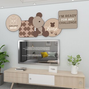 创意轻奢客厅装 饰画房间卧室床头氛围布置墙贴沙发电视背景墙挂画