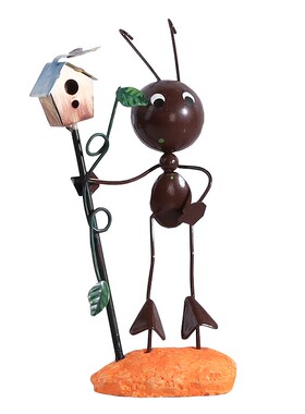 创意北欧可爱蚂蚁摆件客厅家居装饰品房间电脑桌面电视柜玄关摆设