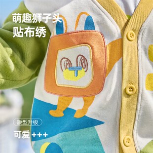 寶寶毛衣春秋嬰兒衣服兒童童裝 男童外套春季 女童新款 針織開衫 春款