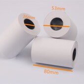 热敏打印纸80x60餐饮打印机纸收银机纸80 120卷一箱 60厨房收银纸