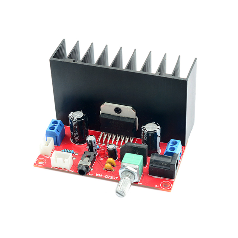 TDA7377双声道2.0立体声大功率功放成品板家用车载12V不分正负极