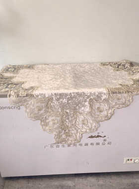 防尘罩冰柜盖巾卧室蕾丝帘盖布餐桌多用微波炉洗衣机台布正方形多