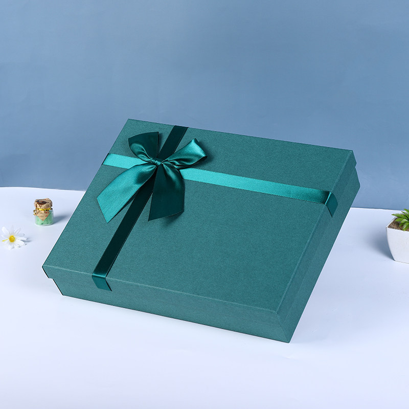 长方形礼物盒简约伴手礼品盒空盒精美围巾衣服礼盒包装盒定制logo