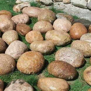 超大号鹅卵石大石头庭院装饰天然鹅暖石鱼缸造景鹅软石池塘踏步石