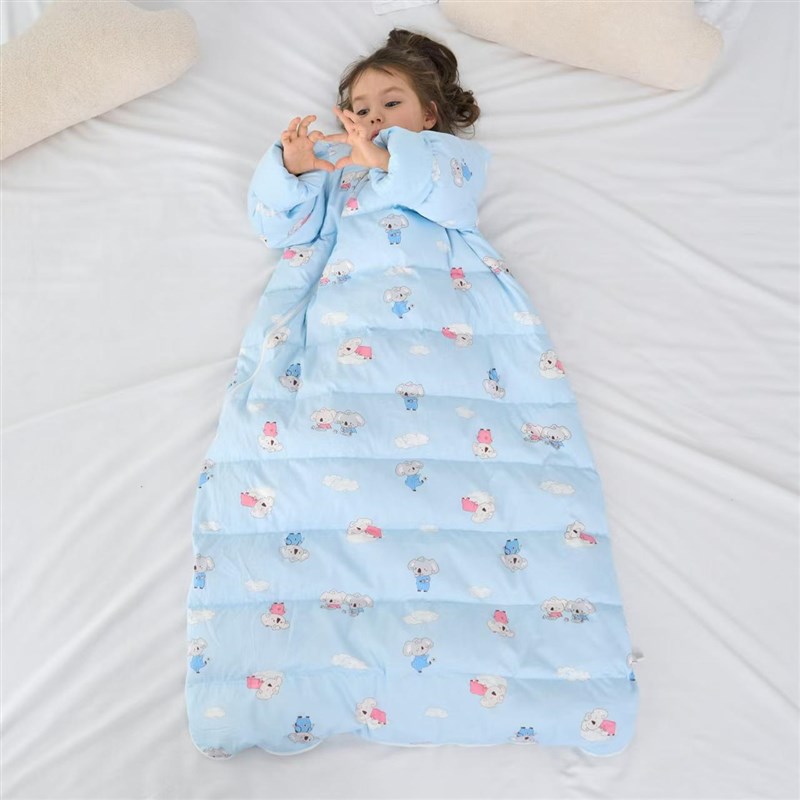 米汤妈咪定制款羽绒睡袋加厚防踢被可穿在睡袋外面加厚加暖抗0度