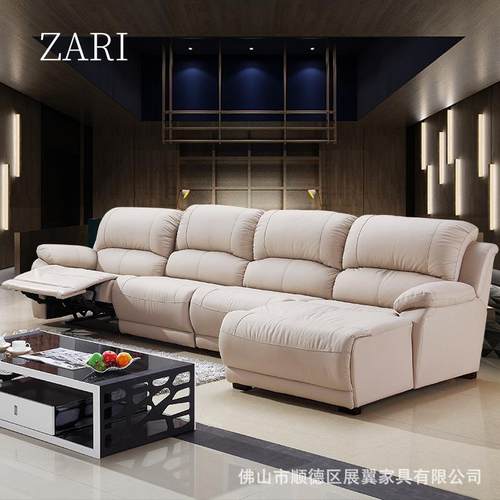 电影院客厅小户型真皮沙发飞机功能舱影视皮艺室电动沙发椅智能