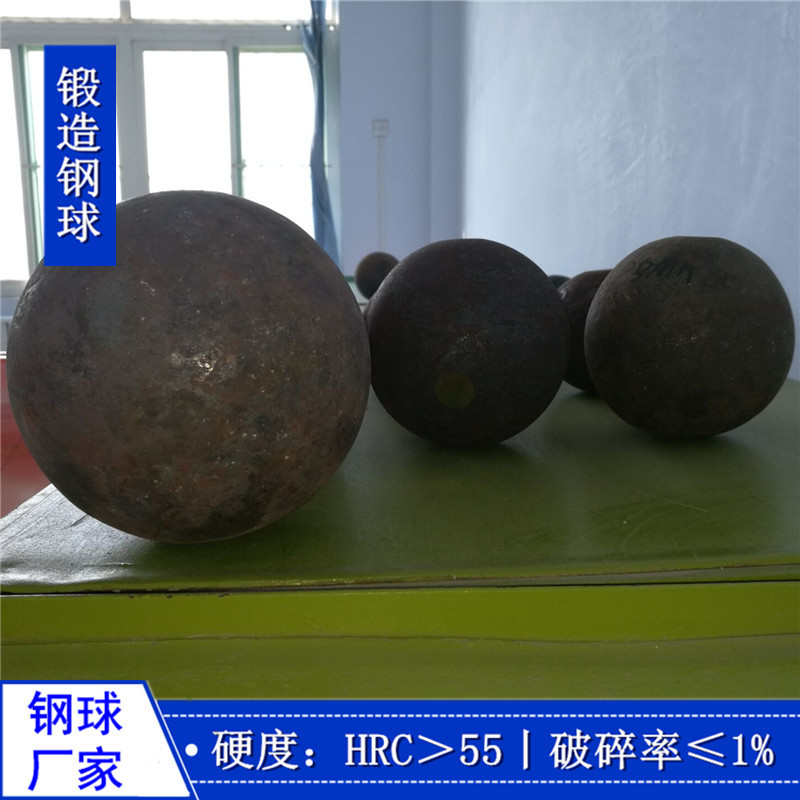 耐磨钢球 45#圆钢 热处理 高硬度 80mm锻造钢球 不失圆研磨球