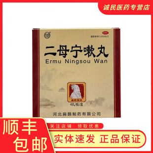 向前二母宁嗽丸4丸清肺润燥化痰止咳胸闷气促久咳嗽不止生哑喉痛