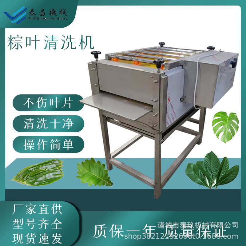 粽叶清洗机芦苇叶胡叶清洗机器黄粑叶清洗设备洗枇杷叶箬竹叶机