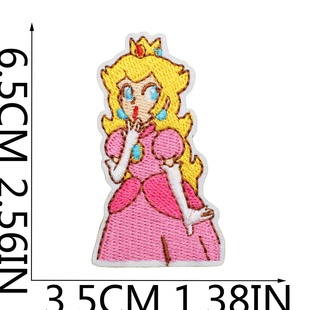 游戏角色刺绣布贴卡通动漫人物补丁贴衣服装饰电脑绣花标恐龙怪兽