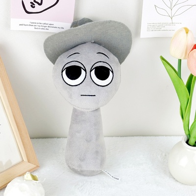 皮壳-跨境 Sprunki Plush节奏盒子新款游戏周边毛绒玩具玩偶现货