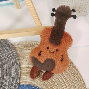 上海文创乐器周边毛绒小提琴可爱玩偶挂件 装饰摆件 旅游纪念礼物