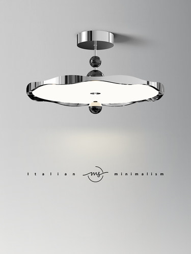 包豪斯卧室吸顶灯法式中古主卧房间灯简约现代高级感餐厅护眼吊灯