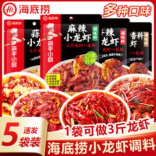 海底捞小龙虾调料筷手小厨5袋麻辣十三香辣蒜蓉炒田螺虾尾调料包
