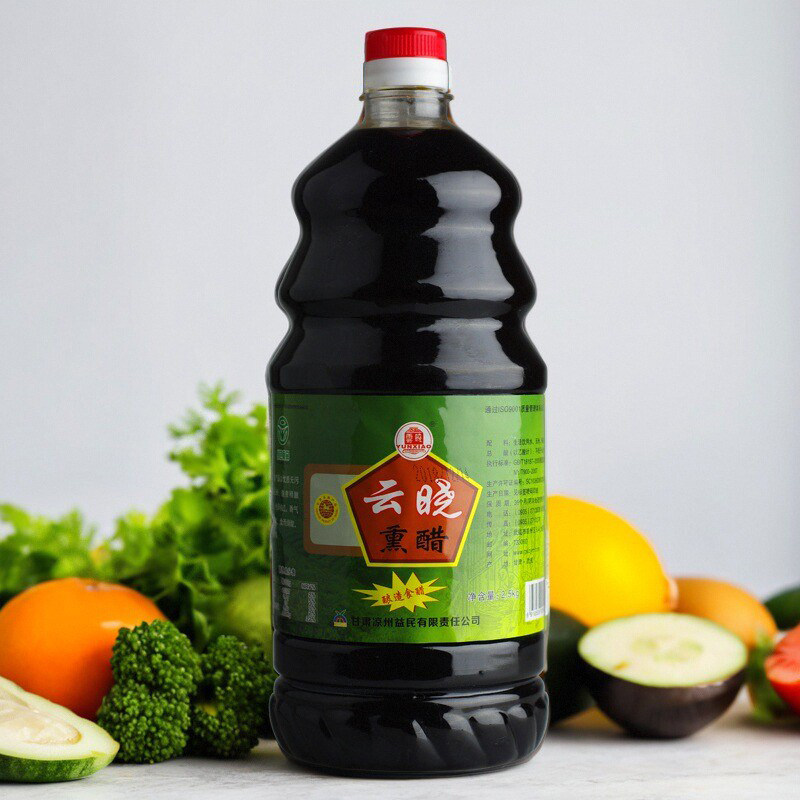 武威凉州云晓熏醋6度5斤桶装酿造食醋家用凉拌泡蒜炒菜调味饺子醋
