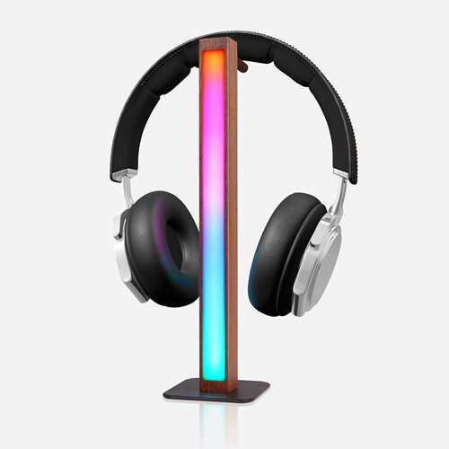 好棒实木声控拾音灯音乐旋律节奏灯电脑车载电竞桌面拾音氛围夜灯