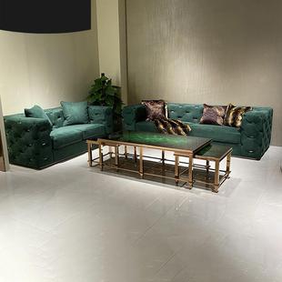 宾利BENTLEY意大利轻奢布艺沙发组合客厅大户型沙发后现代科技布