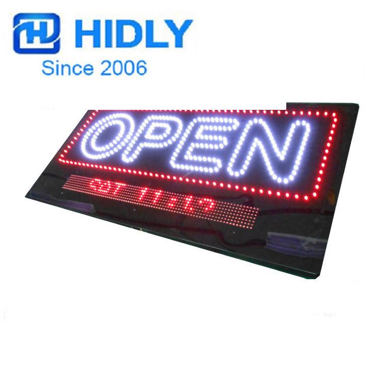 供应海得利OPEN+室内单色滚动屏电子招牌HSO0421,OPEN显示屏