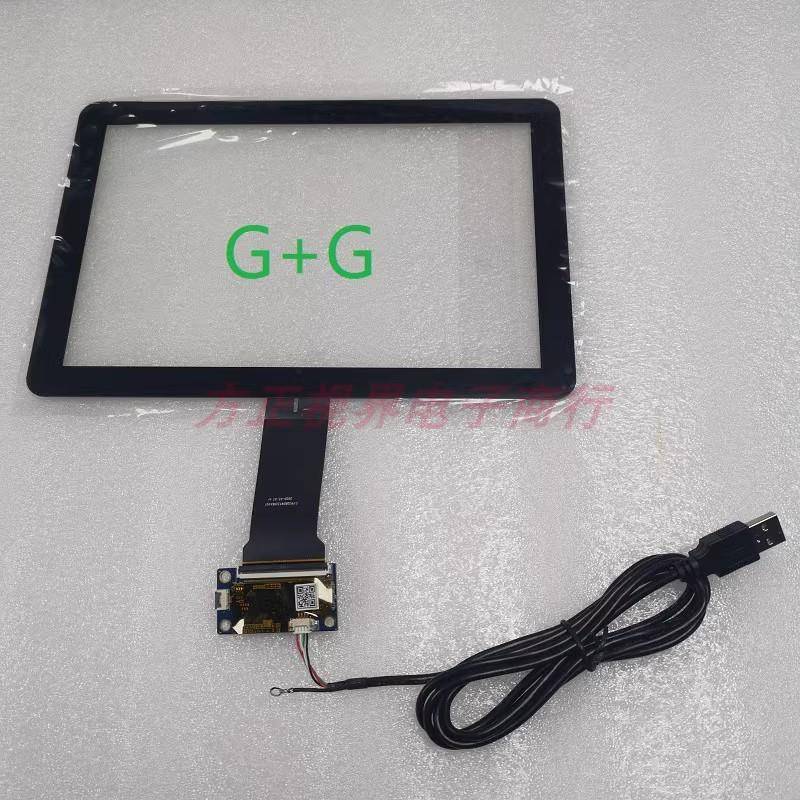 10.1寸宽边电容触摸屏边对边尺寸166.8X247mmR10黑边款