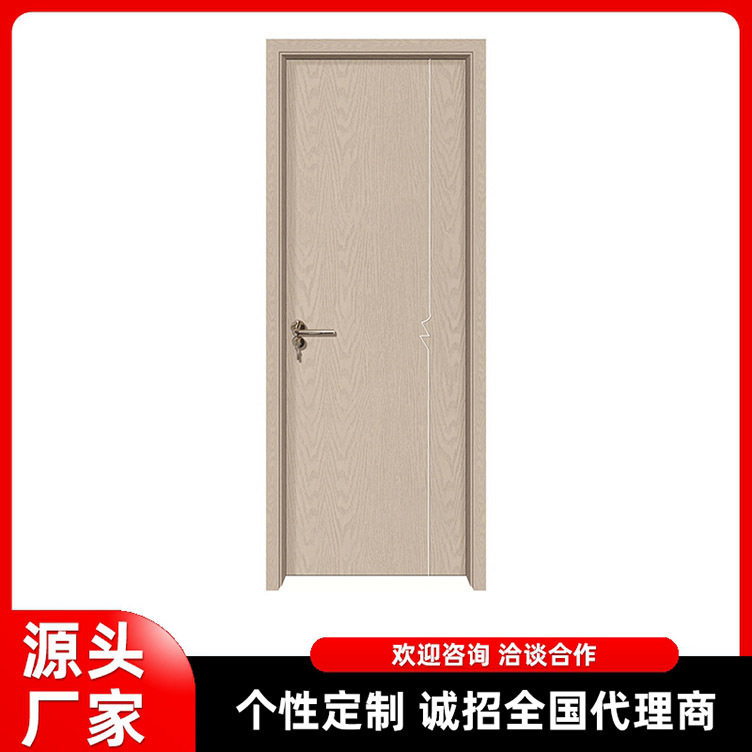 树脂门卧室门室内门 木塑门子母门单开门 家用入户玄关隔断门厂家