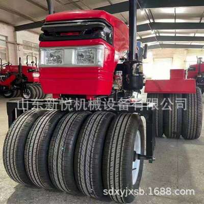 自走式麦田压地机农用小麦镇压器25马力柴油液压转向麦地压实机