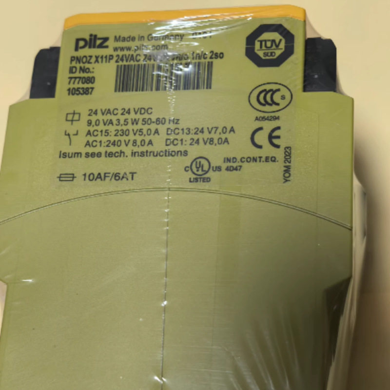 PILZ/皮尔兹777080 PNOZ X11P 24VAC 24VDC 7n/o 1n/c 2so继电器