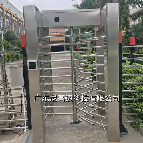 智能电动旋转闸门公园小区学校不锈钢刷卡门禁滚闸机三杆式辊闸门