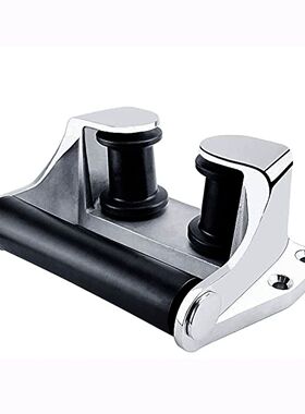 316不锈钢重型导锚轮倒锚轮滑轮系船柱船用锚钩游艇快艇滚轮船锚