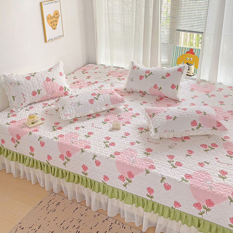 2米x2米2大床四件套床笠款可定制炕盖榻榻米四件套床盖床盖新款薄