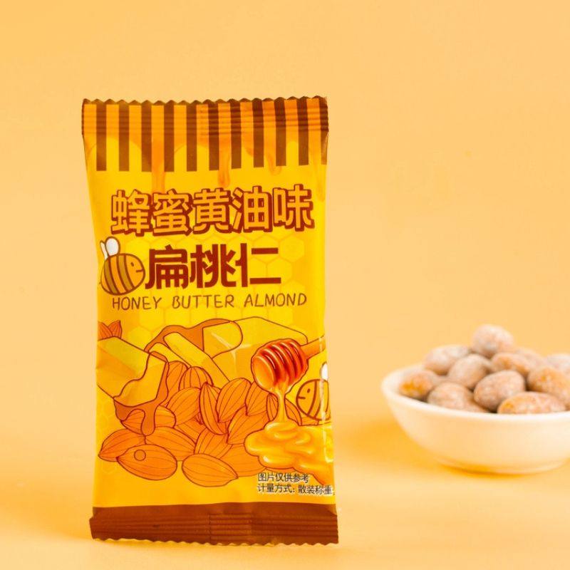 童乐臻选 扁桃仁 蜂蜜黄油味巴旦木仁扁桃仁坚果仁零食