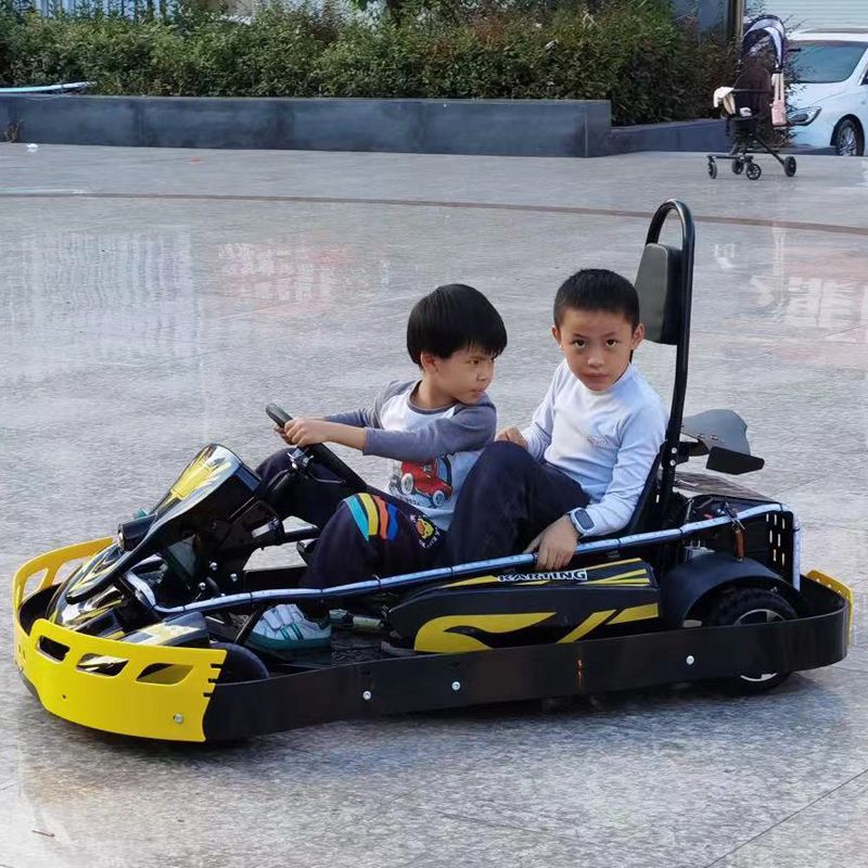 商用版亲子双人卡丁车电动儿童成人漂移车赛车网红游乐场广场通用