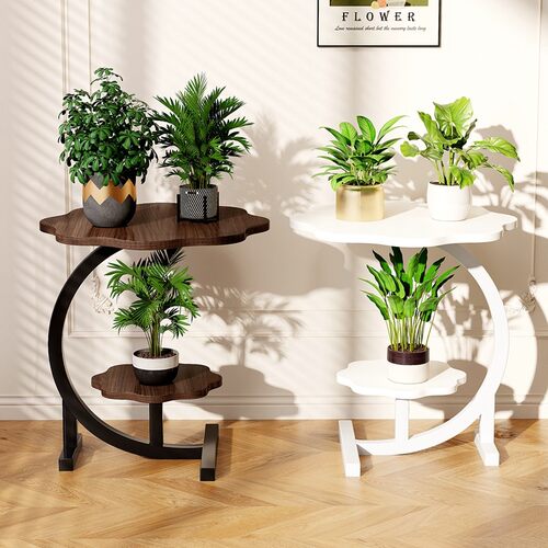 2025新款阳台花架子客厅落地式不锈钢铁艺多层置物架花盆托架多肉