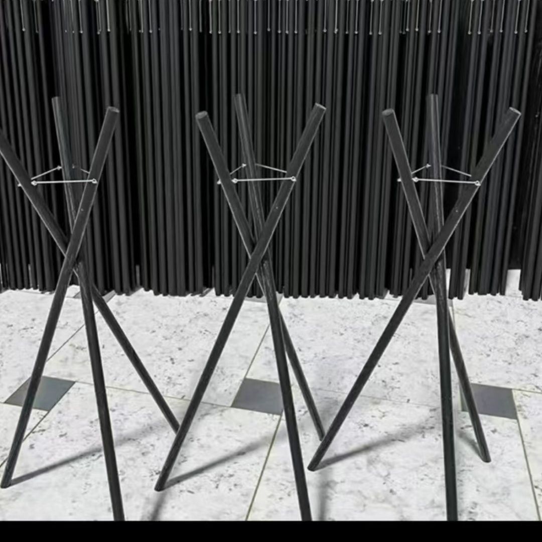 开业花篮三脚架支架实木花架黑色鲜花木架花盆花店插花三角架花束