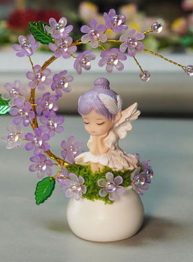 卫生间装饰品小摆件新款花好月圆众卧室高颜值室内创意