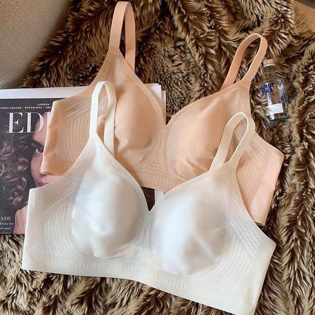 【2件装】无痕兔耳无痕内衣女透气超薄清凉舒适大胸显小裸感文胸,女士内衣/男士内衣/家居服,少女文胸,淘宝优惠券,粉丝福利购,淘宝优惠卷