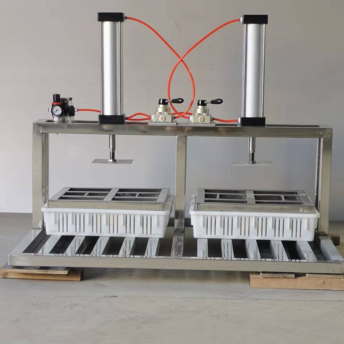 不锈钢豆腐成型机豆腐压榨机大压力豆腐成型机